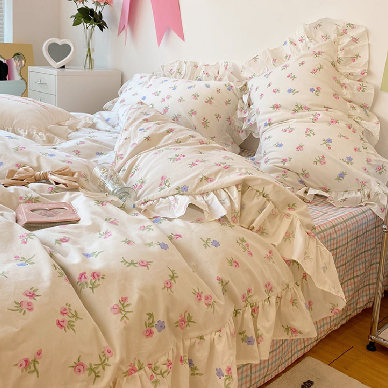 15design frill flower bedlinen set