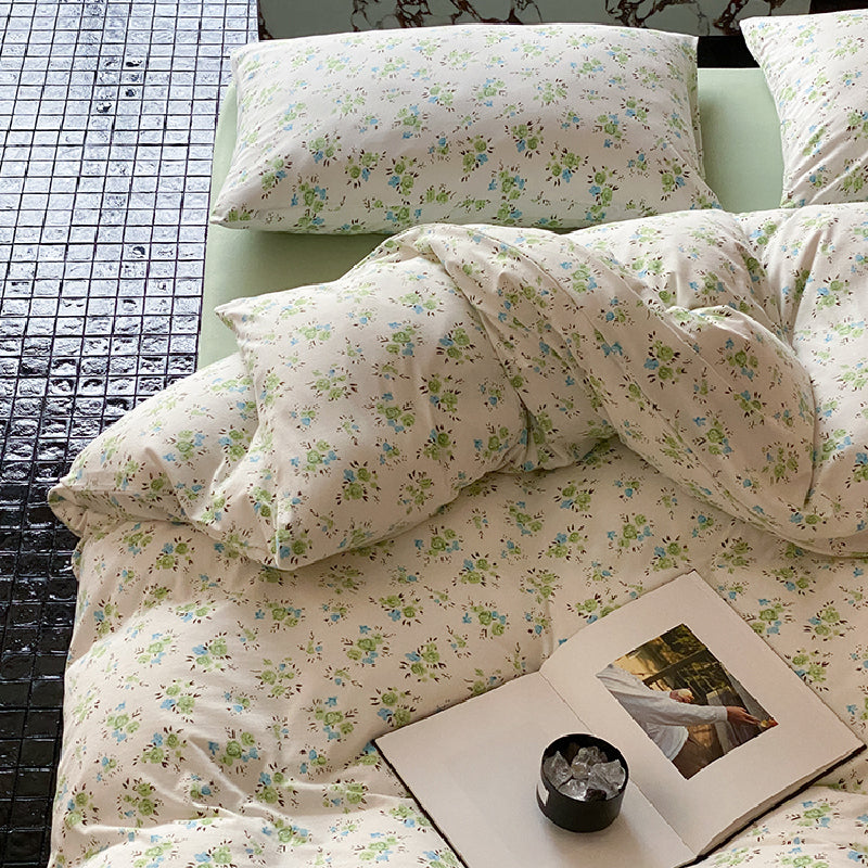 2design natural floral flower bedlinen set