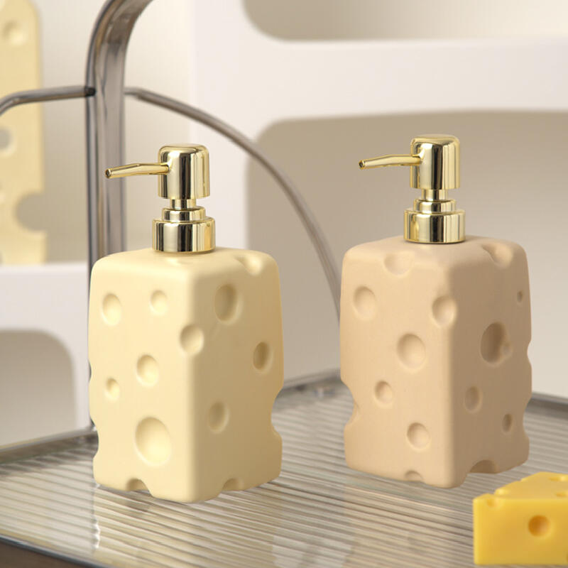 5color cheese soap bottle