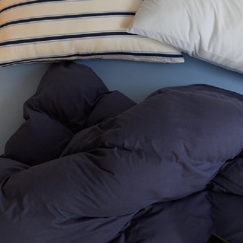 3design blue simple bedlinen set