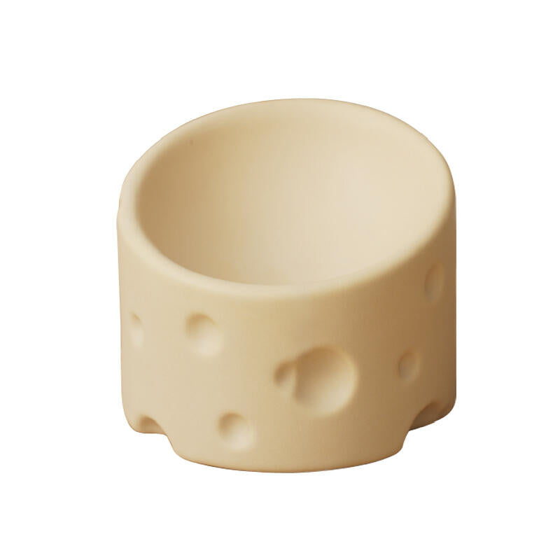 5color cheese ceramic food bowl