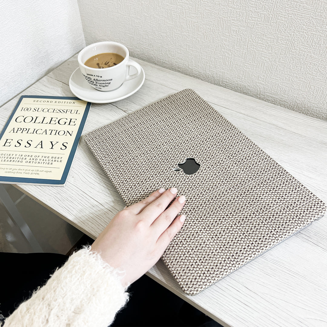【即納】Natural Weave MacBook Case