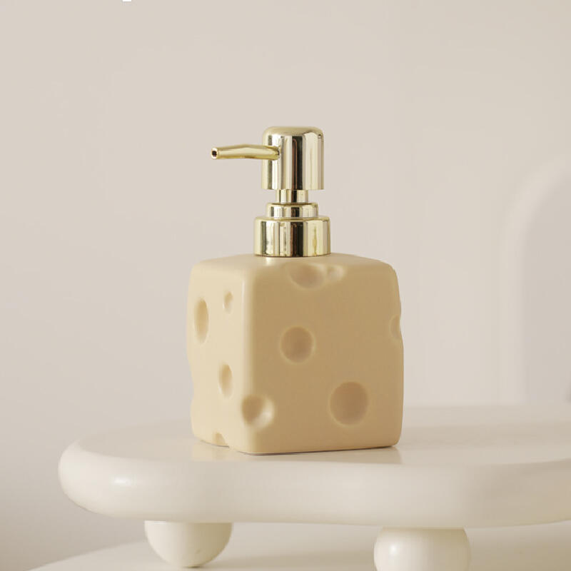 5color cheese soap bottle
