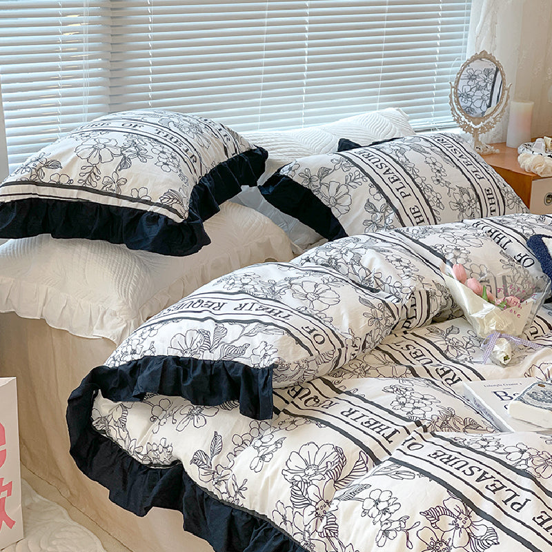 15design frill flower bedlinen set