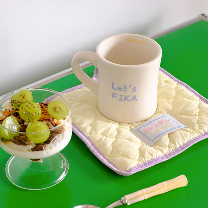 2color quilting coaster