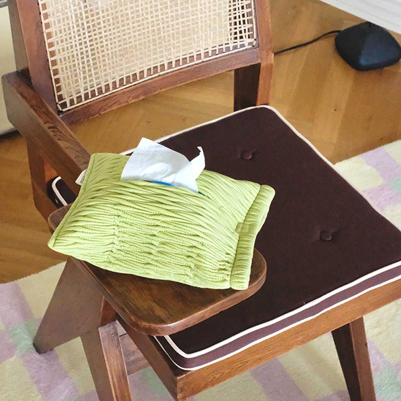 2color fine stitch tissue case