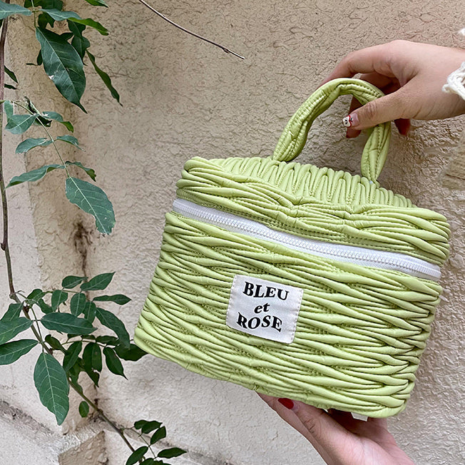 2color fine stitch pouch