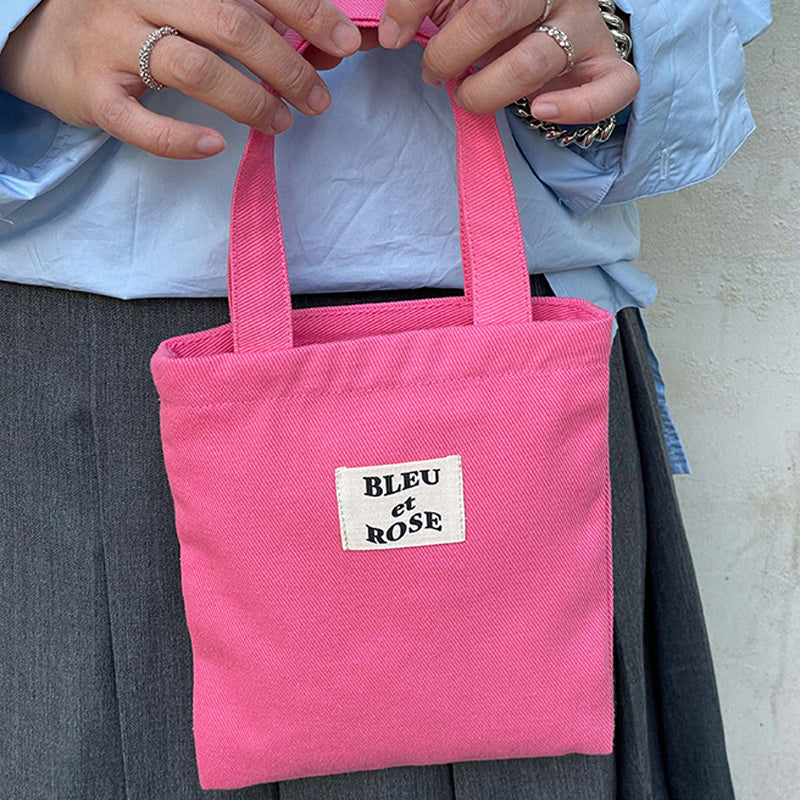 2design pink canvas mini bag