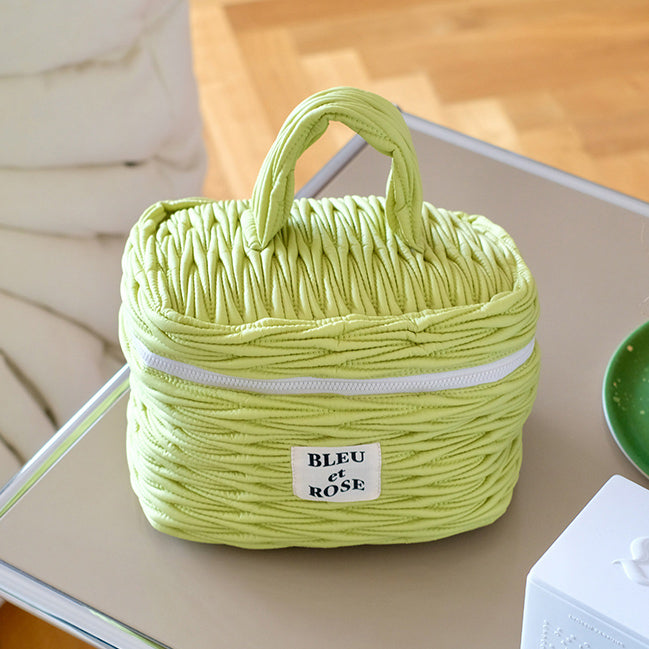 2color fine stitch pouch