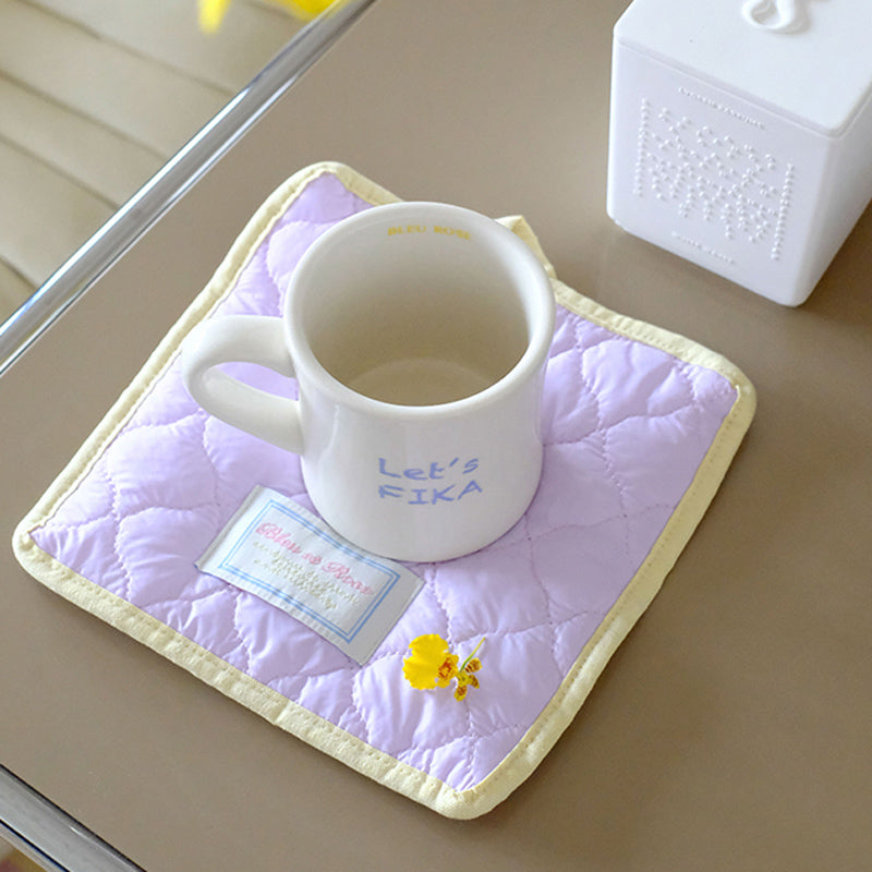 2color quilting coaster