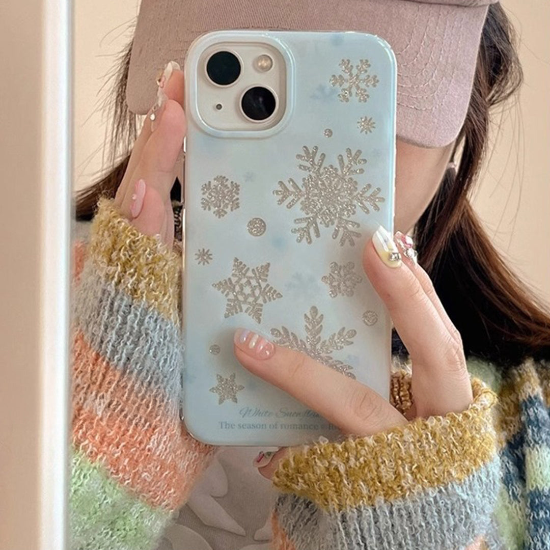 Winter Snowflakes iPhone Case