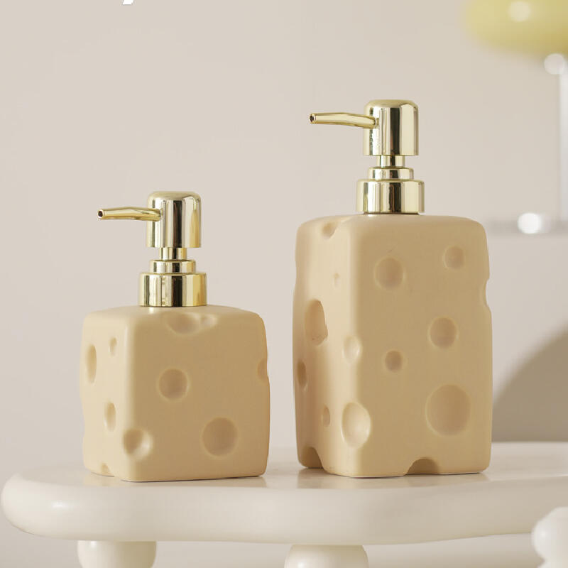 5color cheese soap bottle