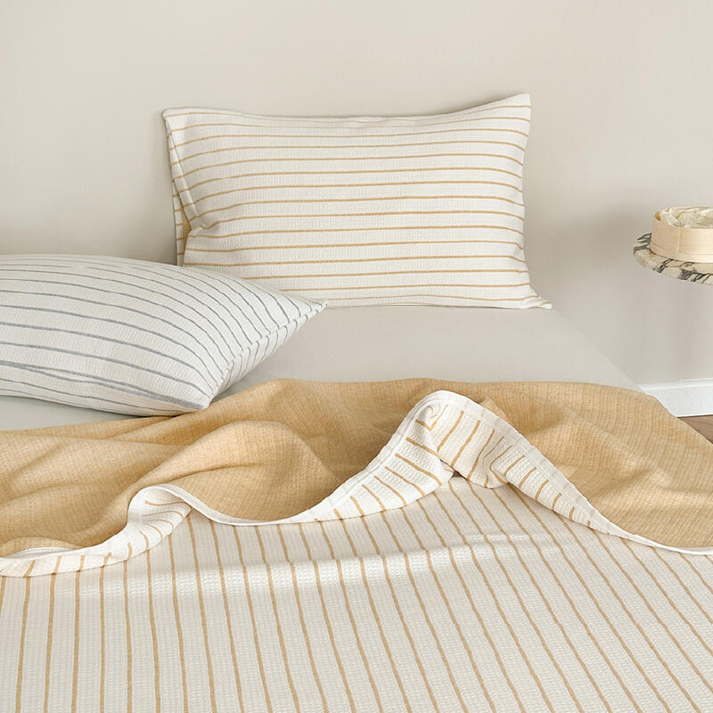 3color casual stripe summer quilt
