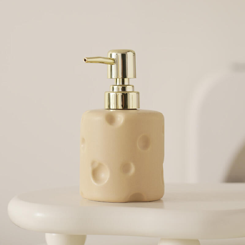 5color cheese soap bottle