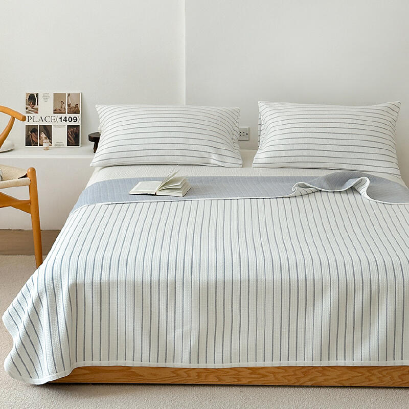 3color casual stripe summer quilt