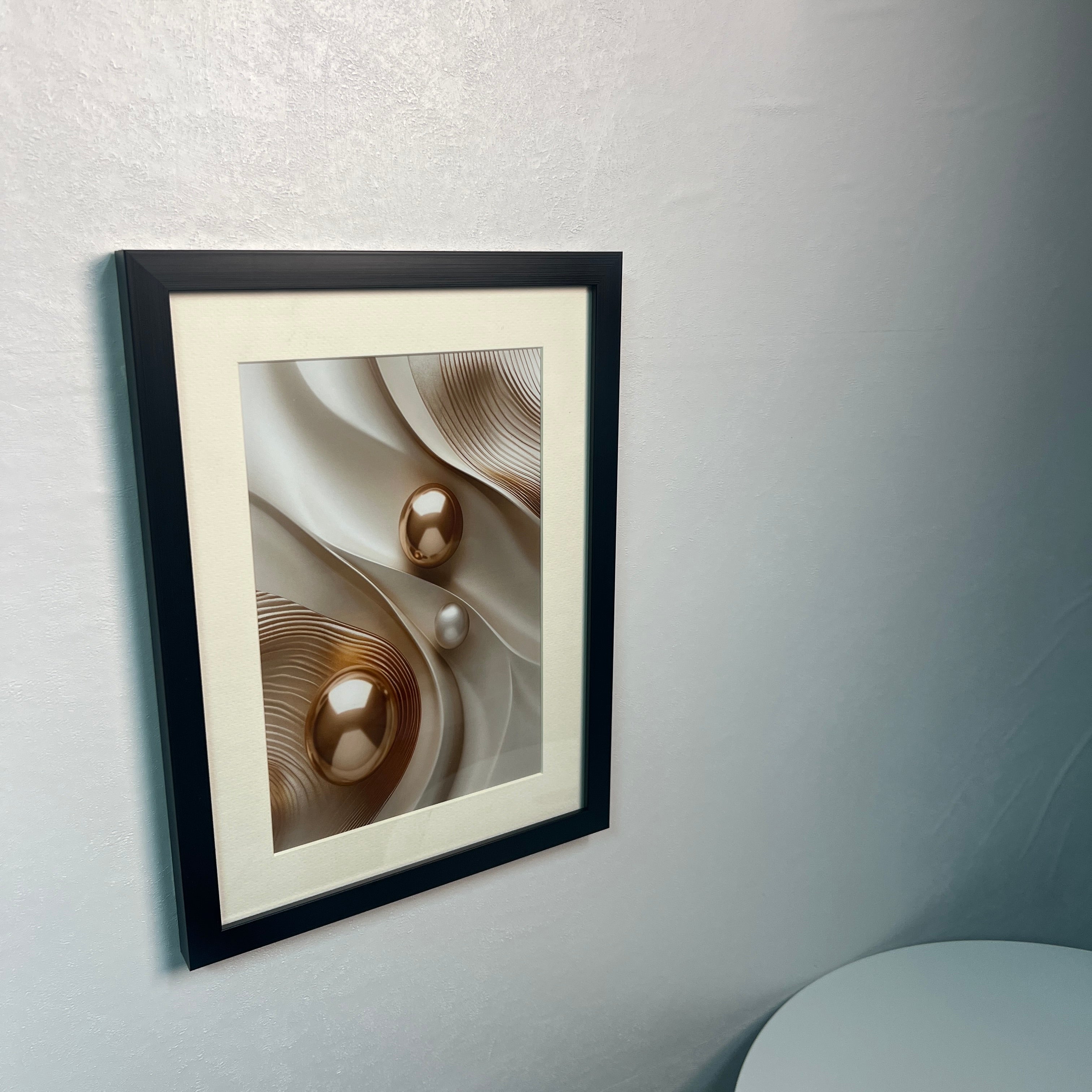 【即納】pearl poster & frame SET (30×40cm)