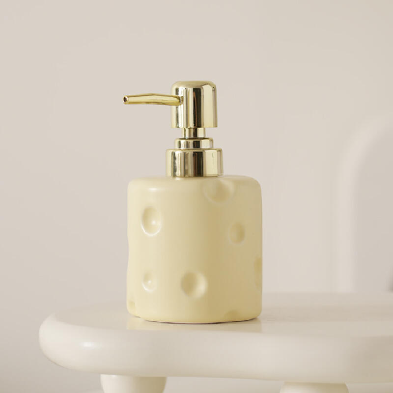 5color cheese soap bottle