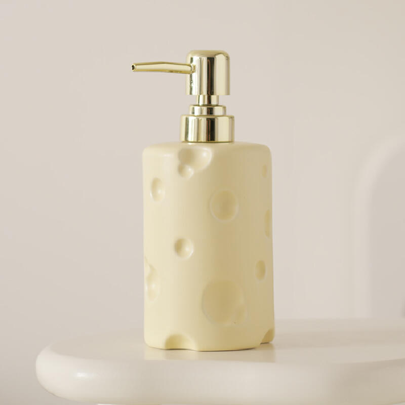 5color cheese soap bottle