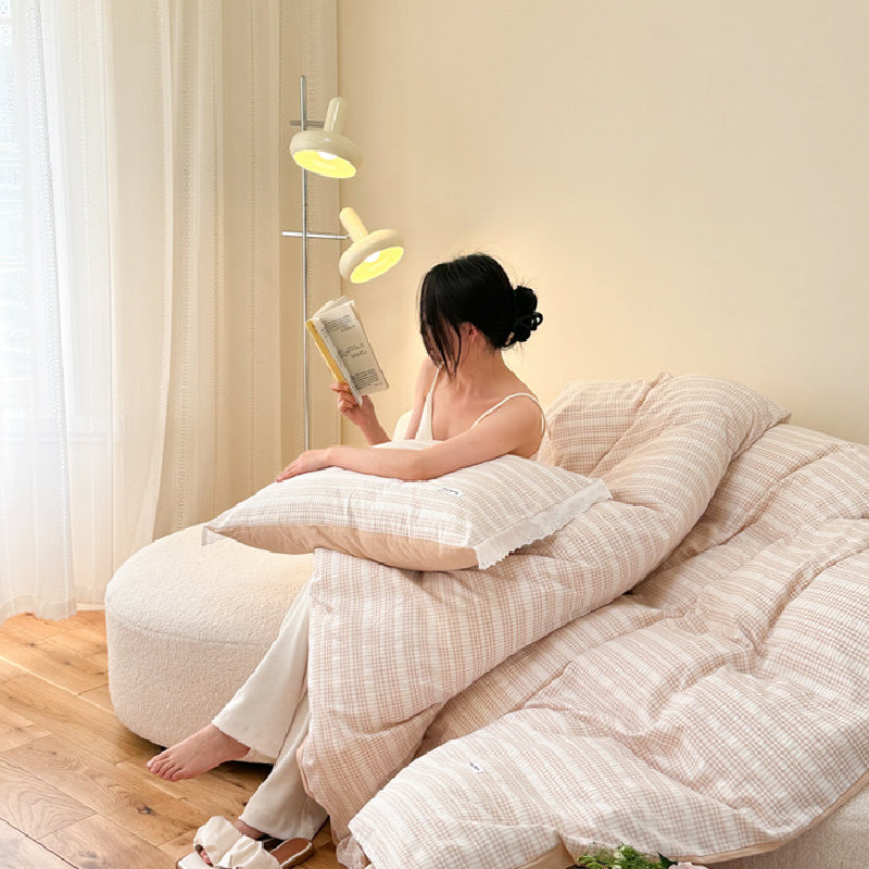 4color pastel color stripe bedlinen set