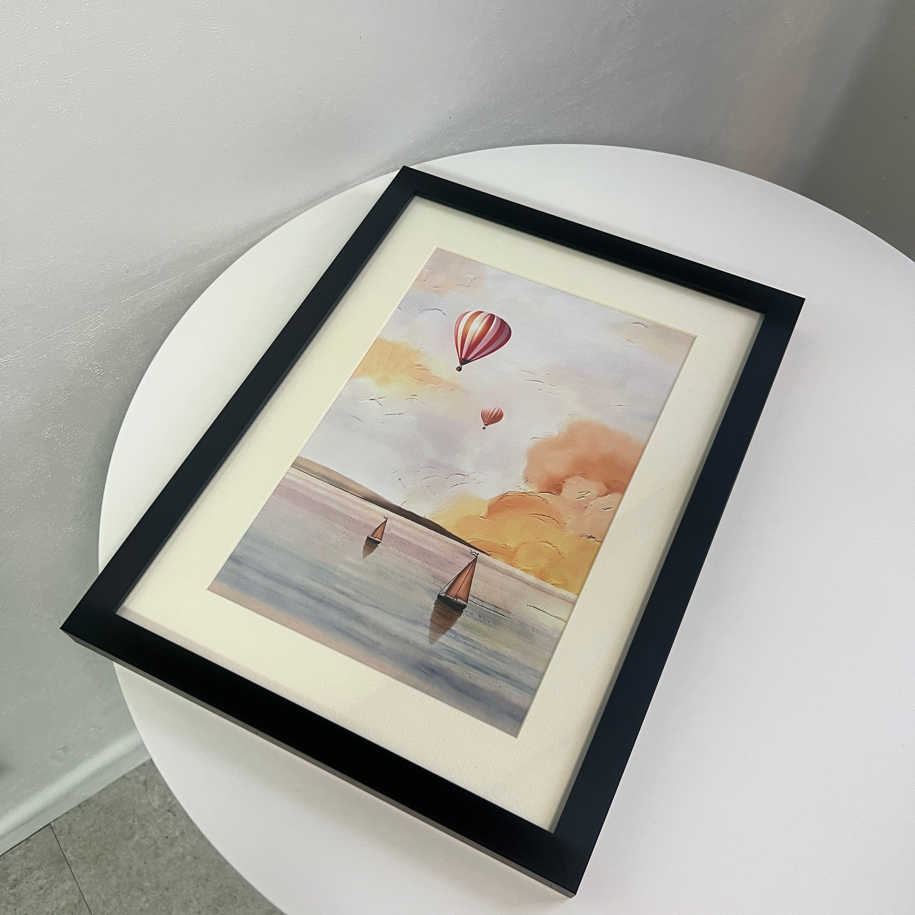【即納】sunset poster & frame SET (41×51cm)