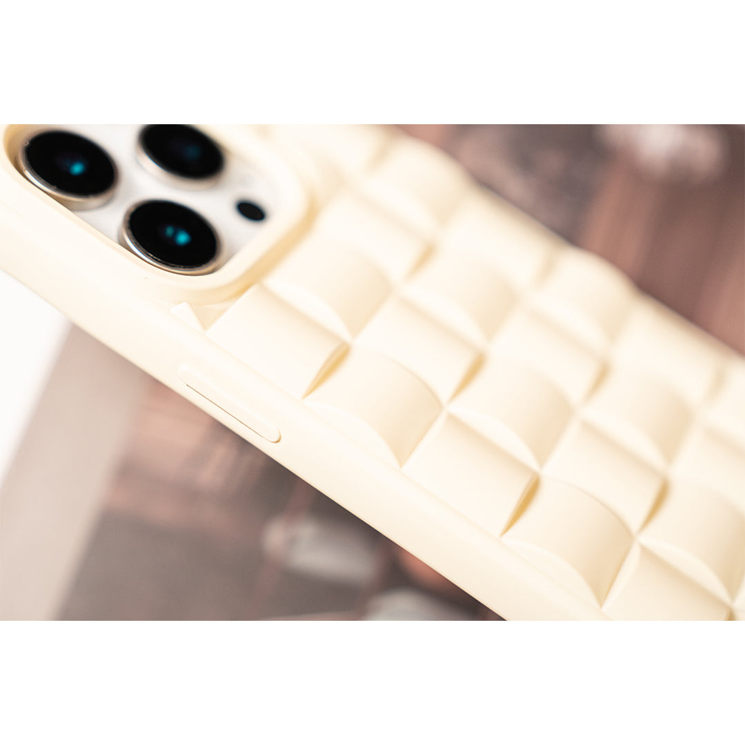Waffle Grid Soft iPhone Case