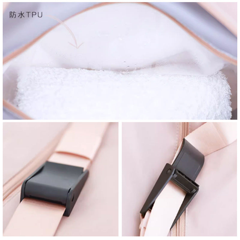 3color travel shoulder bag