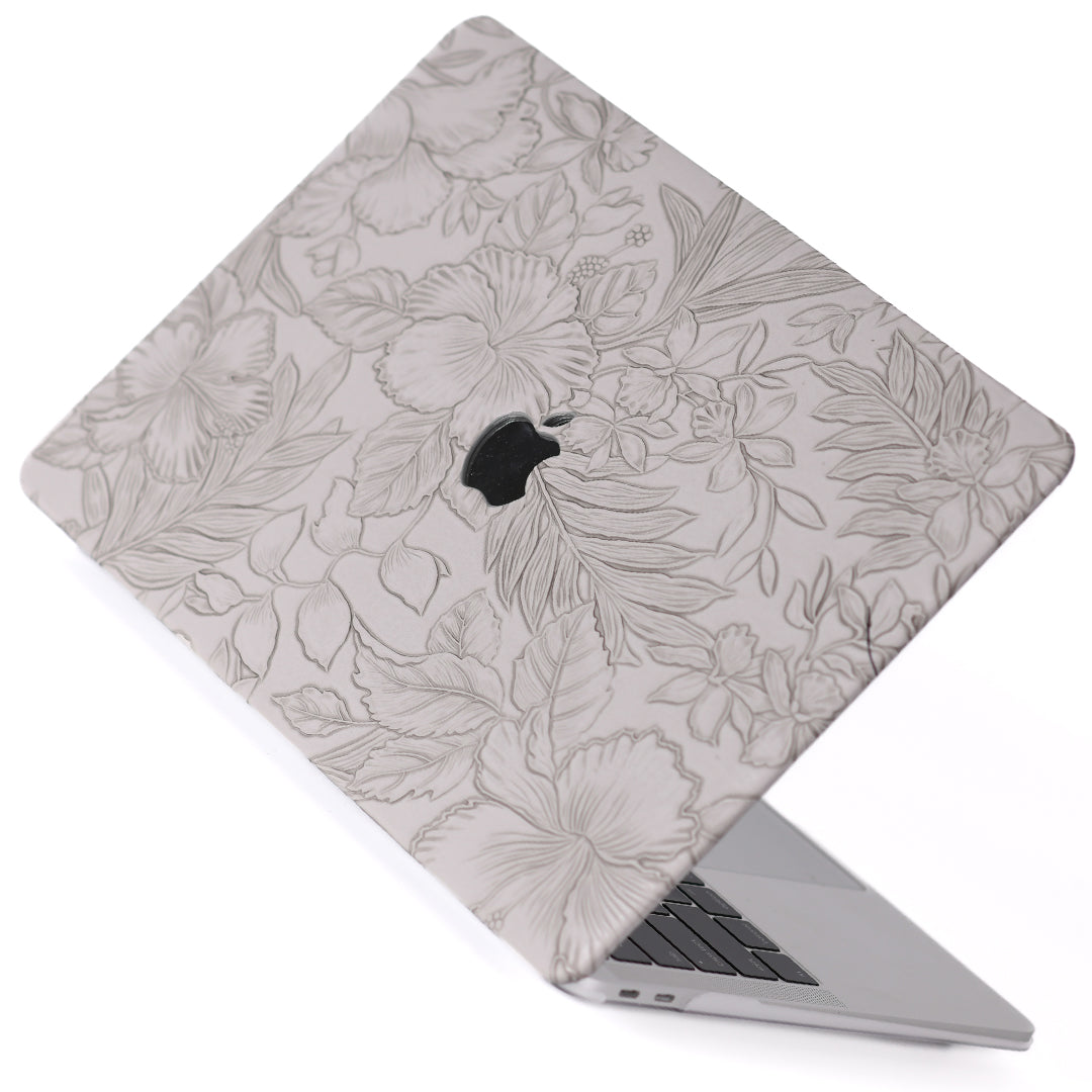 Floral Line Art MacBook Case(2colors)