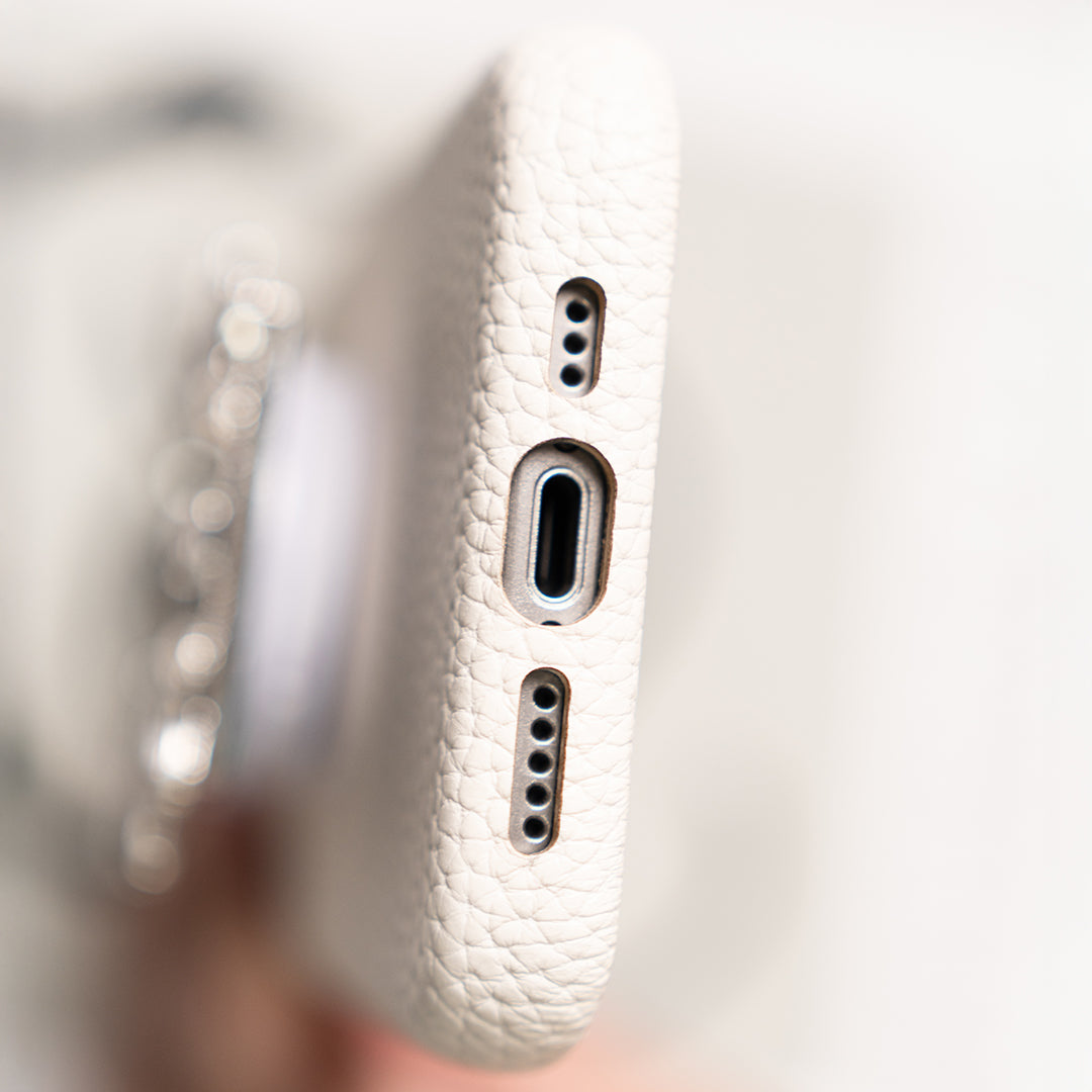 Jeweled Elegance Mirror & Grip iPhone Case