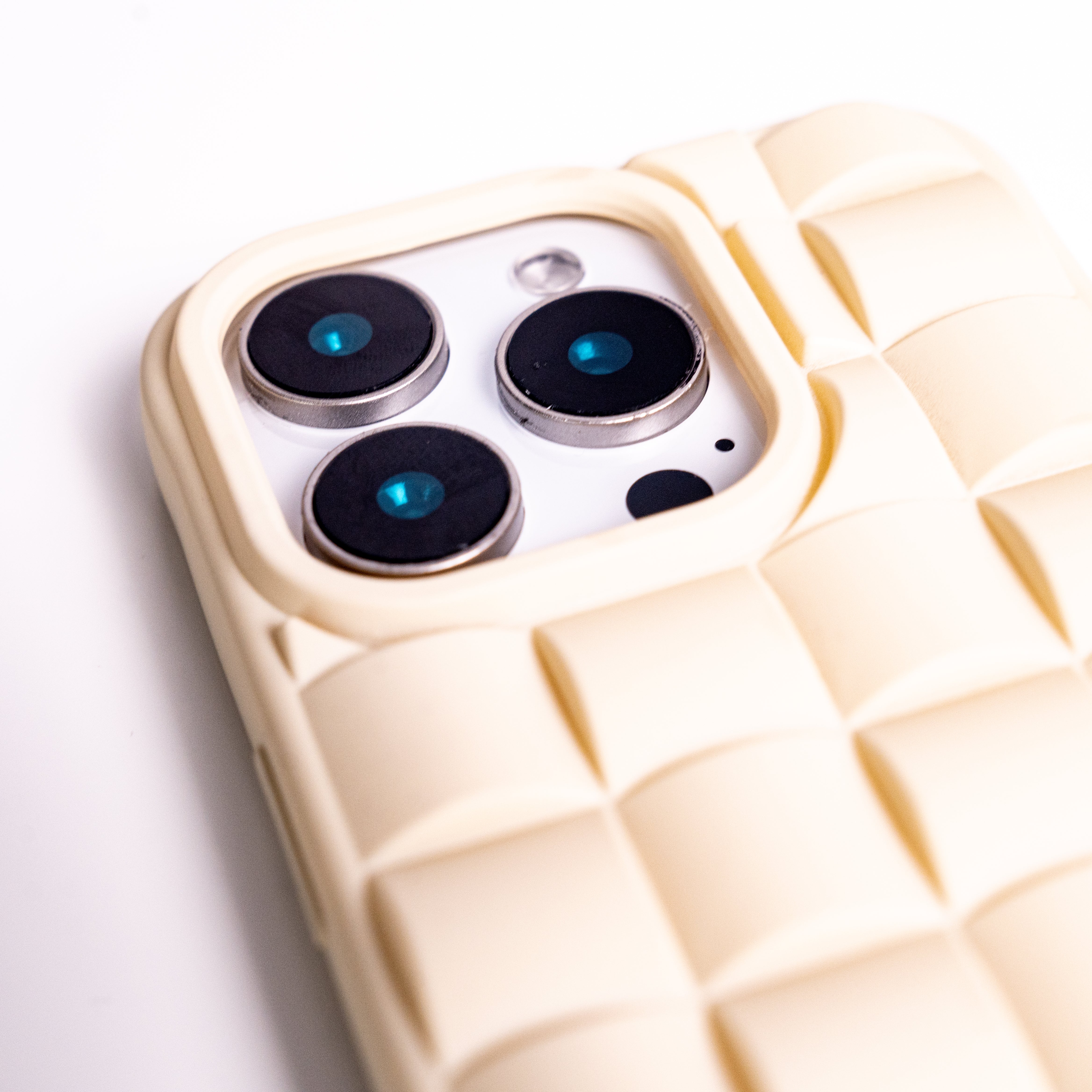 Waffle Grid Soft iPhone Case