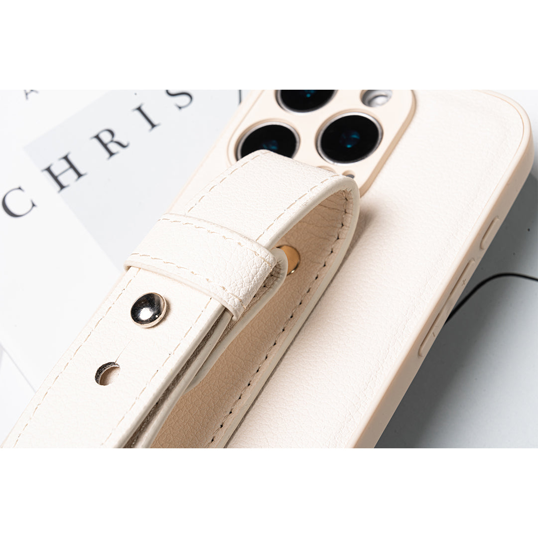 Classic Band Leather iphone Case