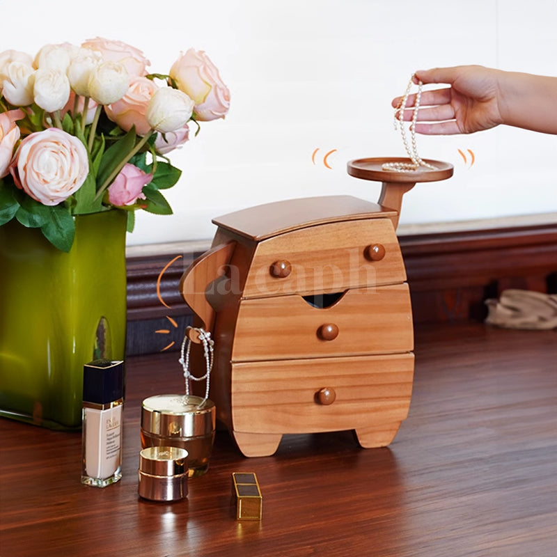 Chic Wooden Organizer Box