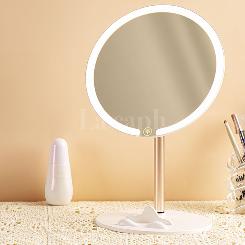LED makeup mirror with storage (3types)