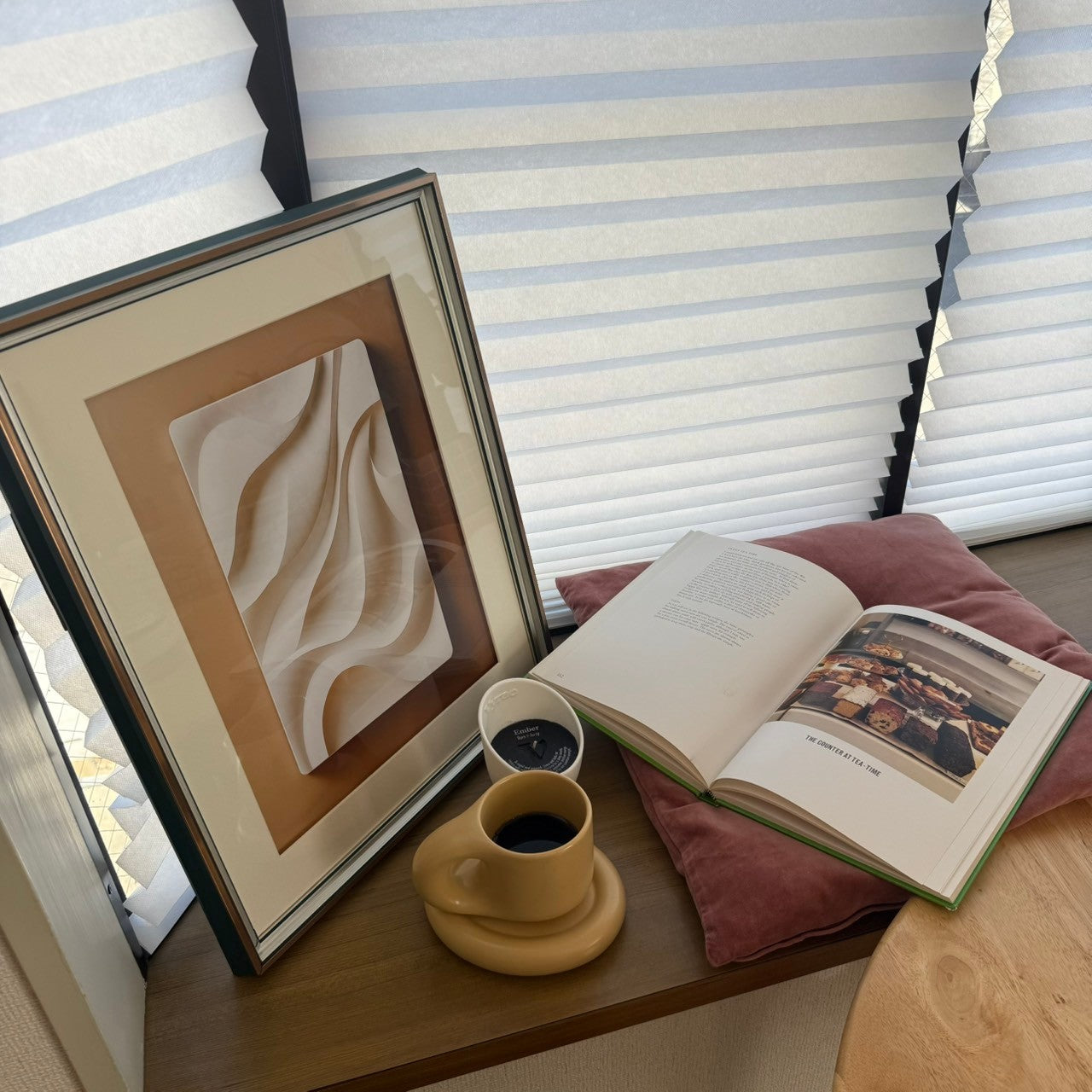 【即納】textured poster & gold frame SET (41×51cm)