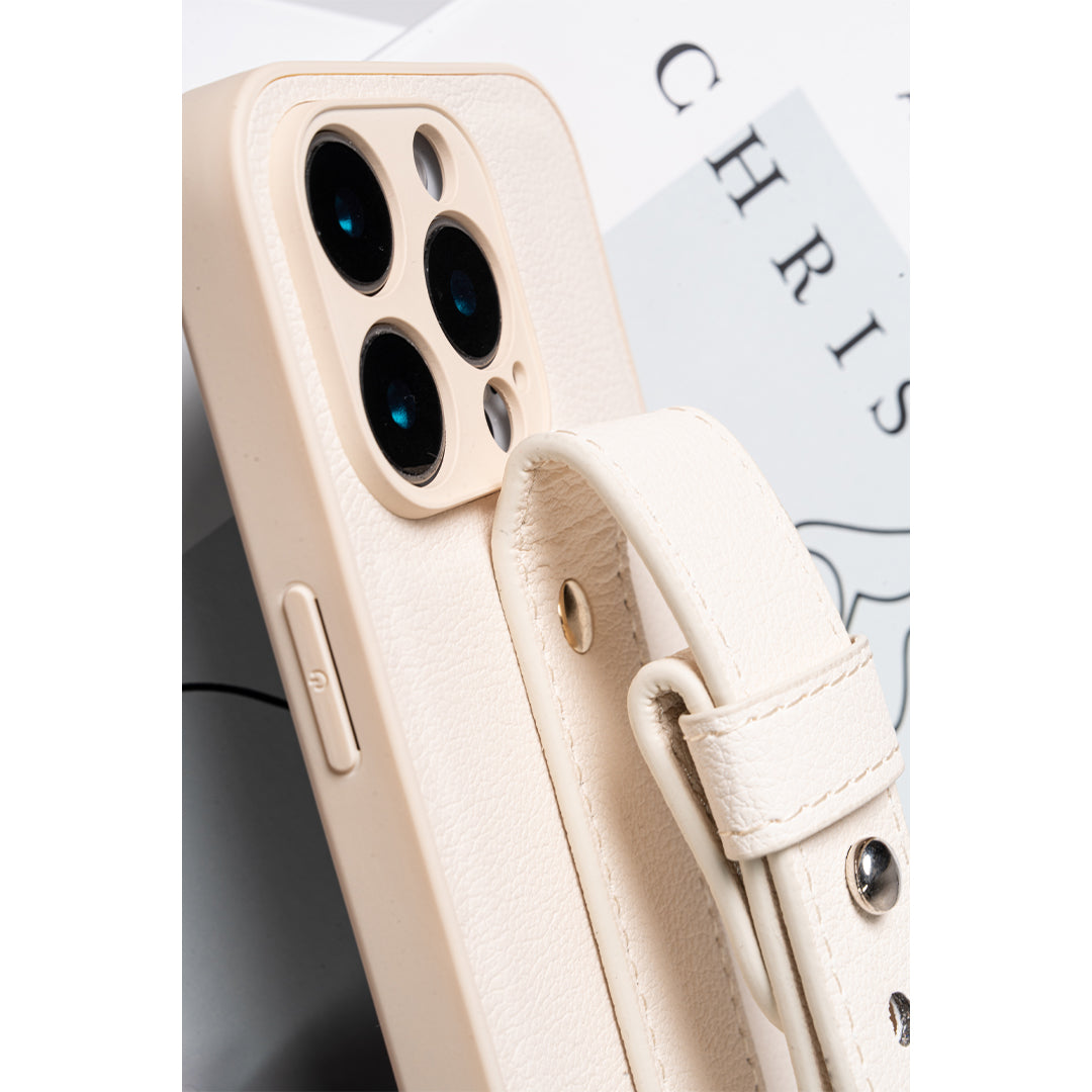 Classic Band Leather iphone Case