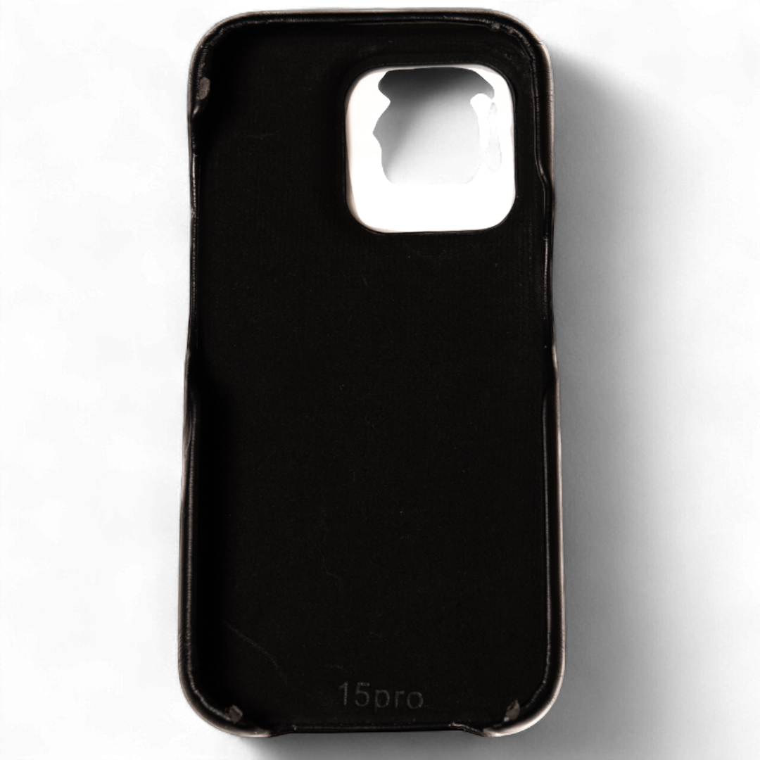 Luxe quilting Crystal stone iPhone case