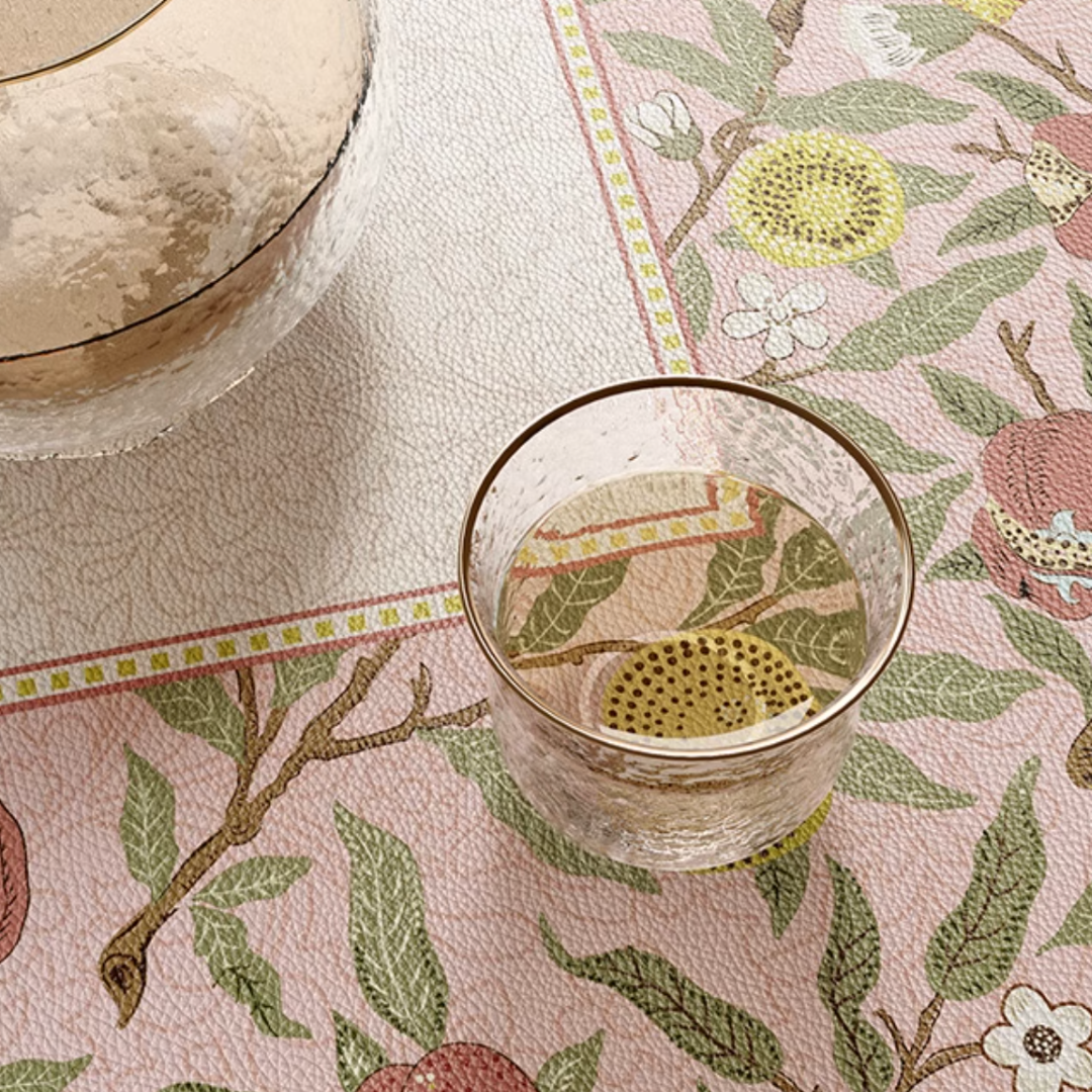 leia garden round table mat