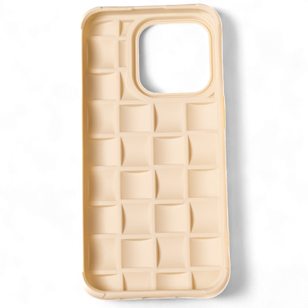 Waffle Grid Soft iPhone Case