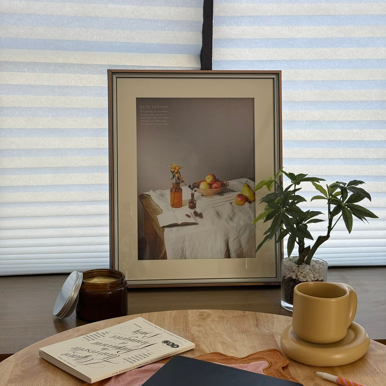 【即納】table poster & gold frame SET (41×51cm)