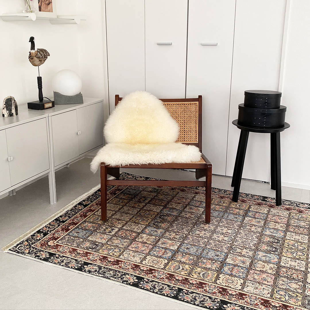 【即納】oriental flower rug carpet (120×180cm)