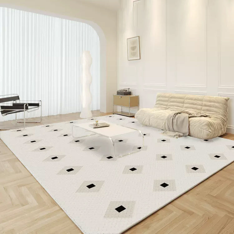【即納】11design geometric pattern square carpet / 140×200cm , C