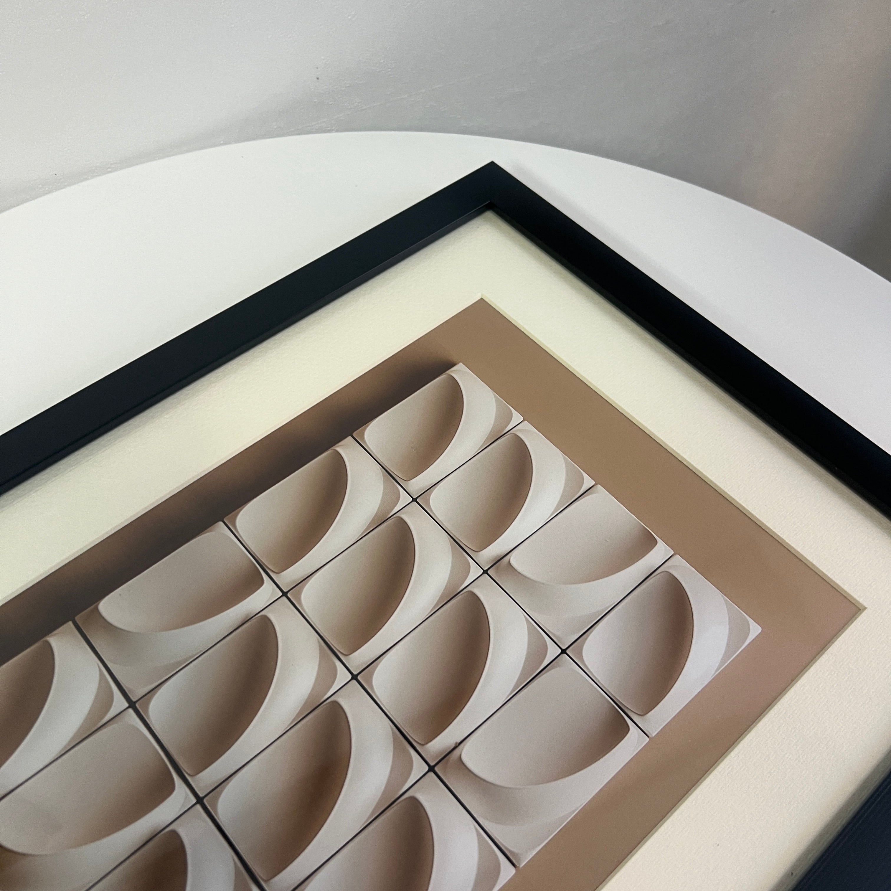 【即納】white cube poster & frame SET (30×40cm)