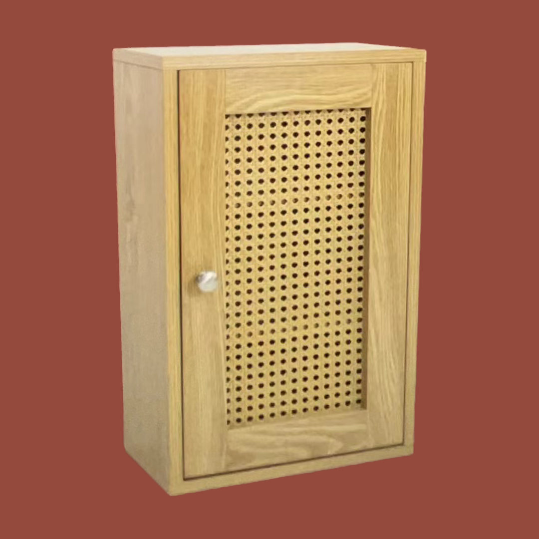 【即納】Cane Weave Rattan Cabinet (2size)