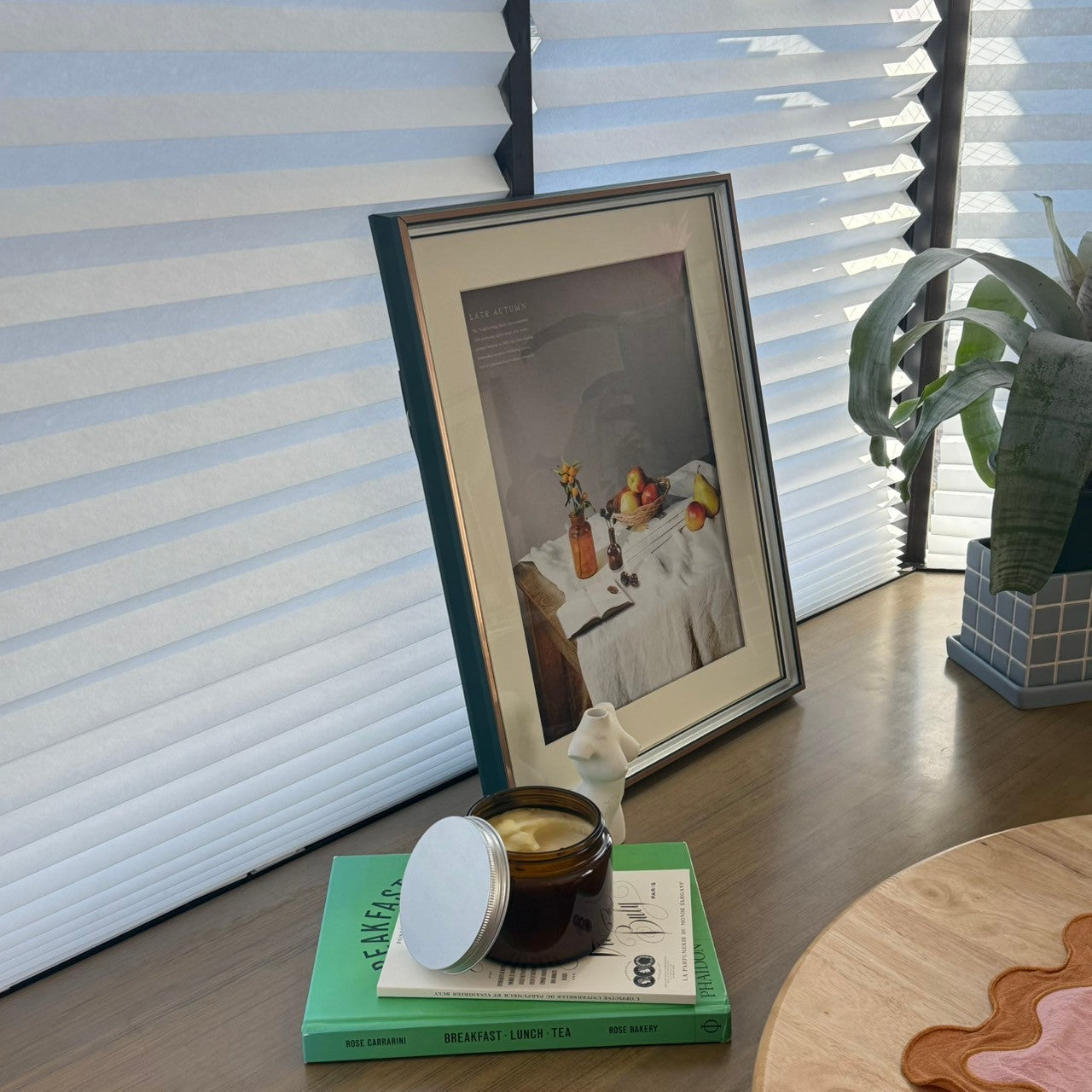【即納】table poster & gold frame SET (41×51cm)