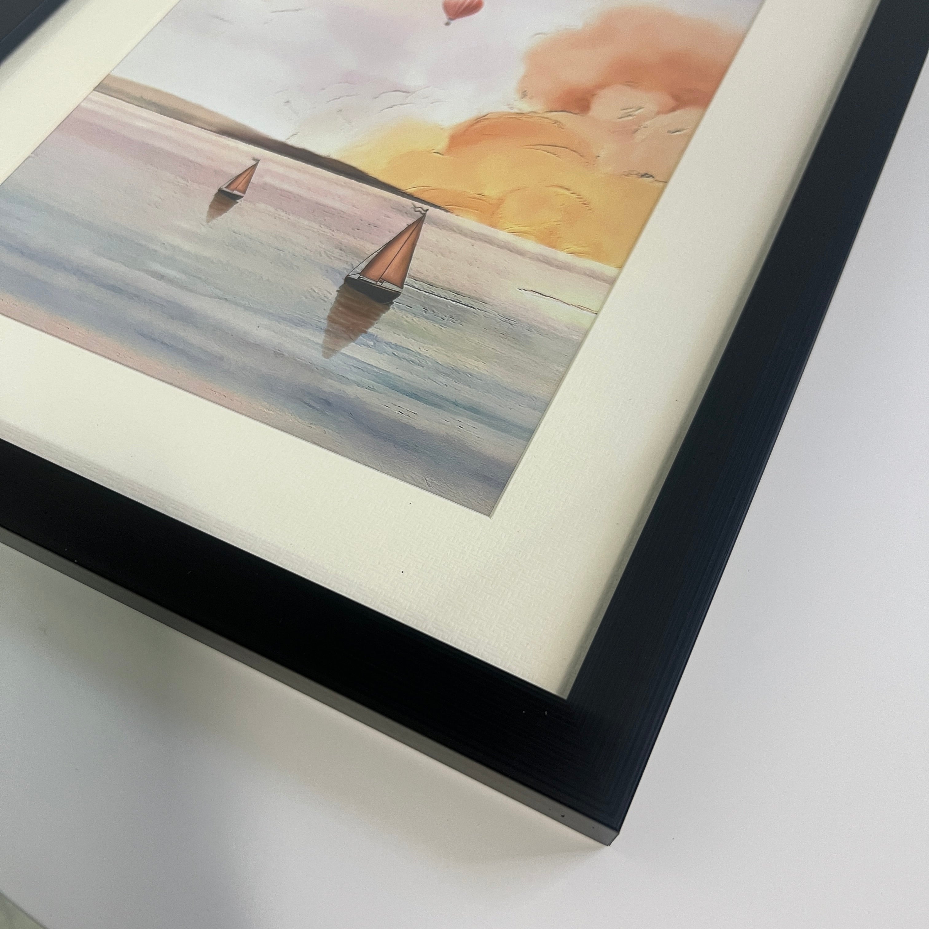 【即納】sunset poster & frame SET (41×51cm)