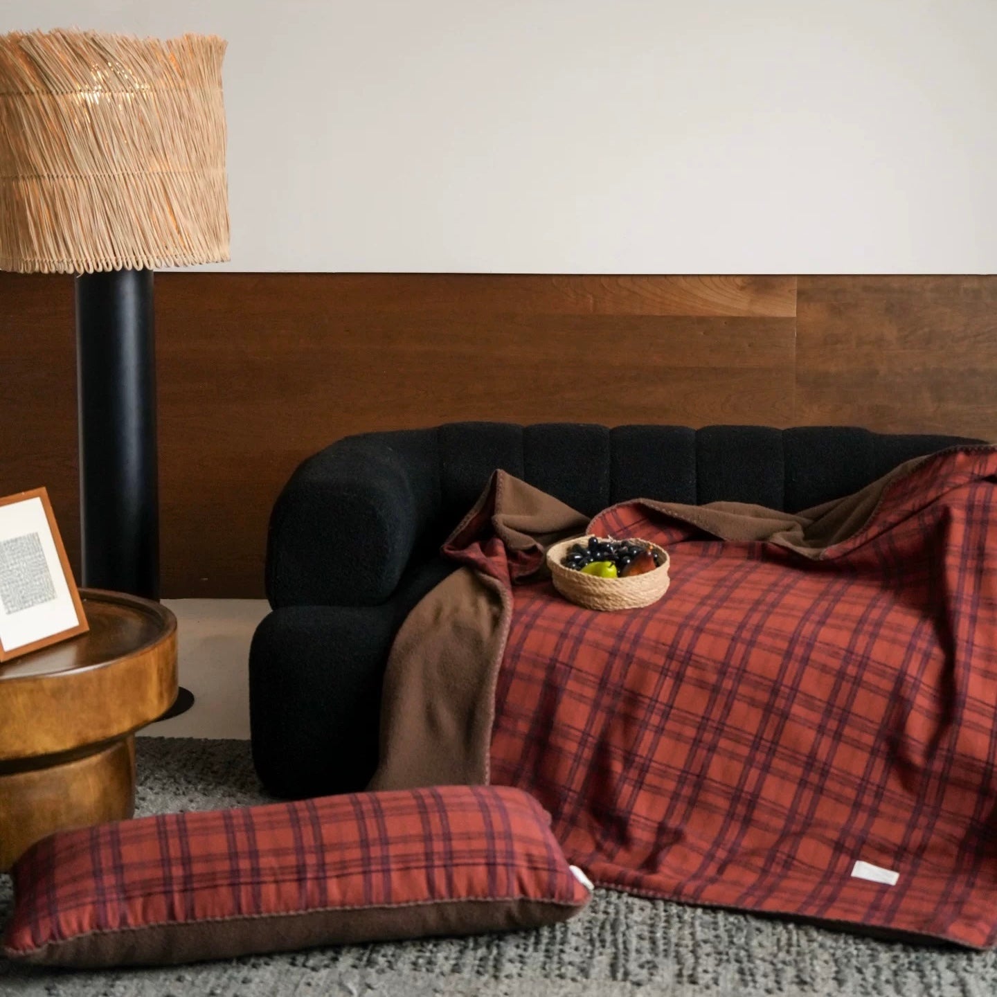 check reversible blanket (4design)