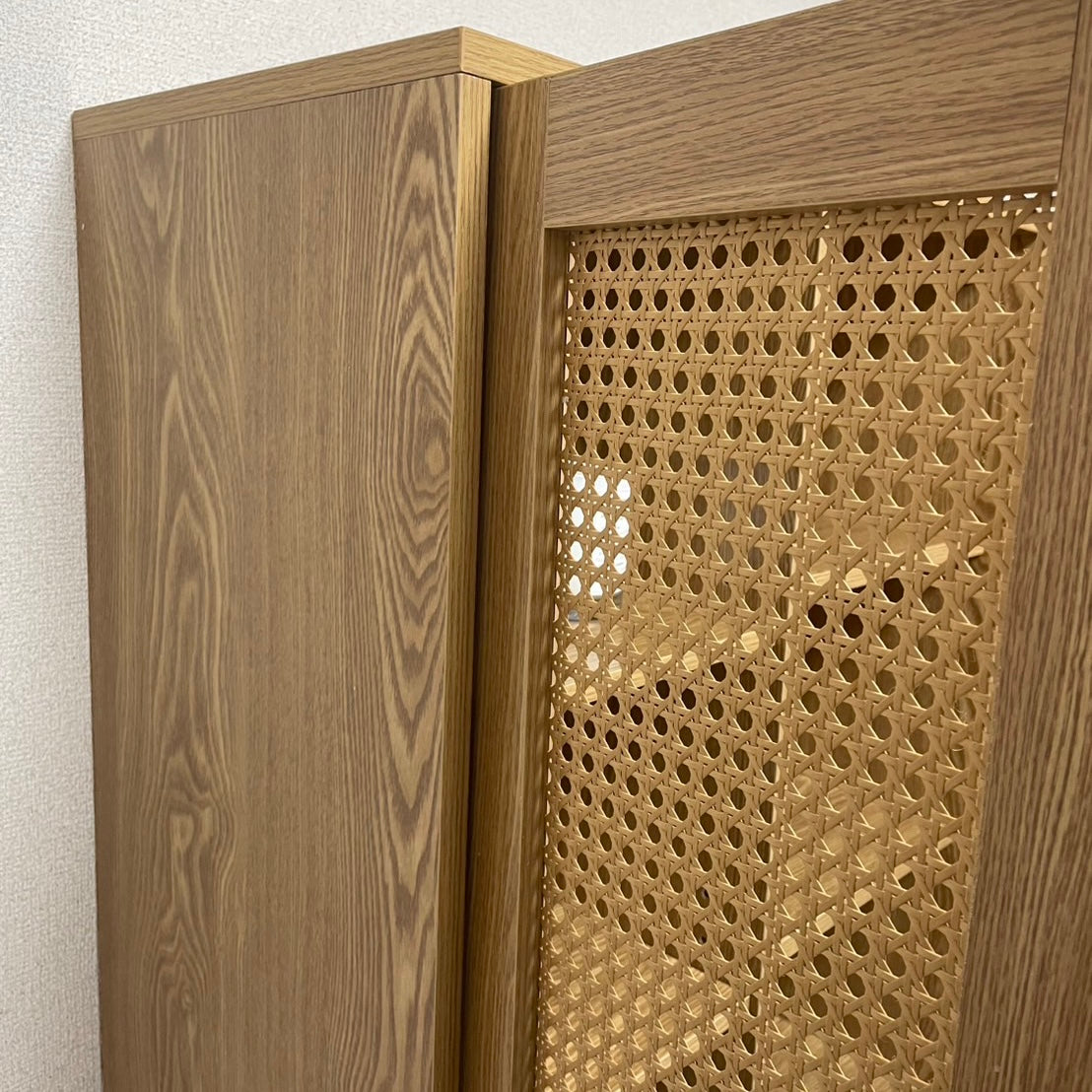 【即納】Cane Weave Rattan Cabinet (2size)