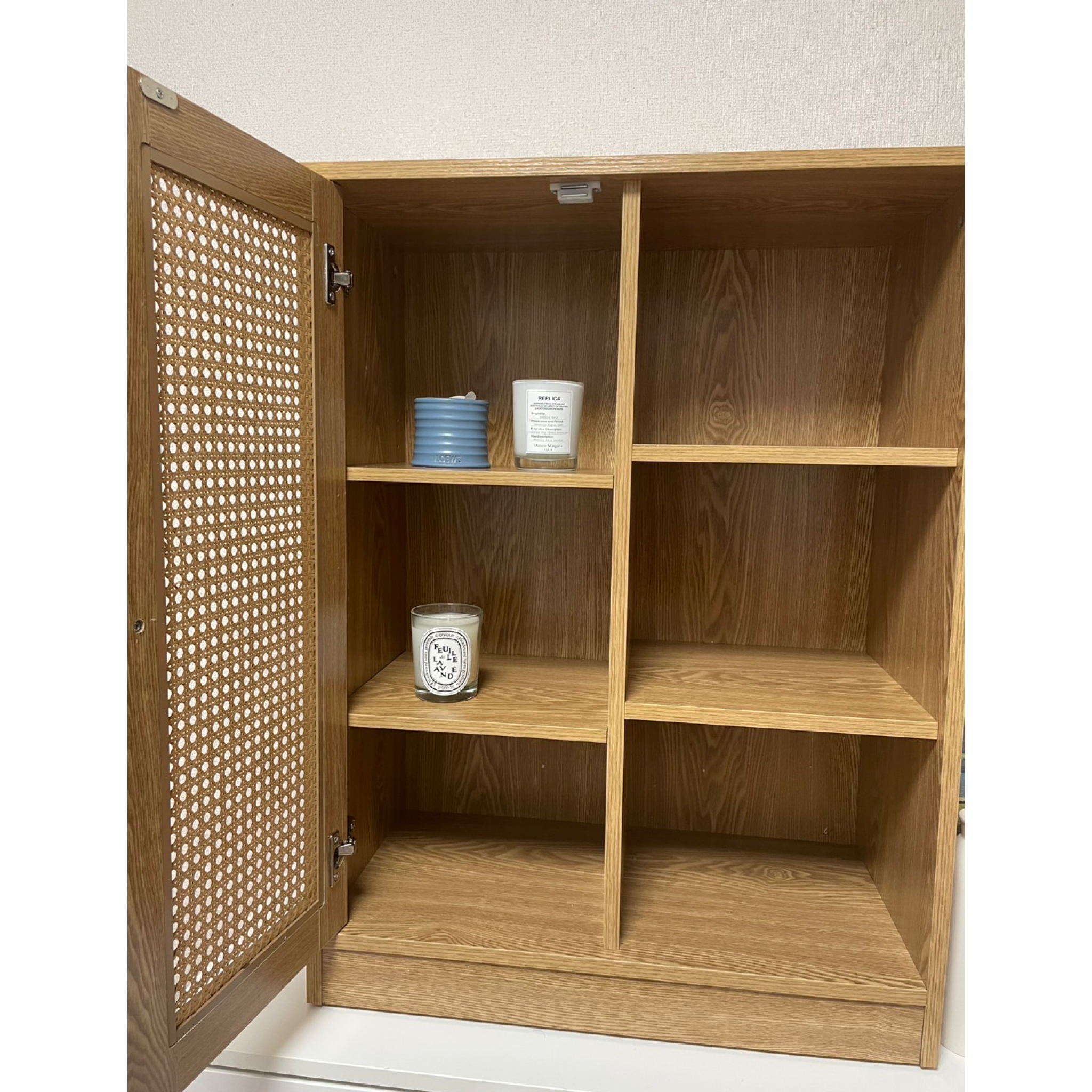 【即納】Cane Weave Rattan Cabinet (2size)