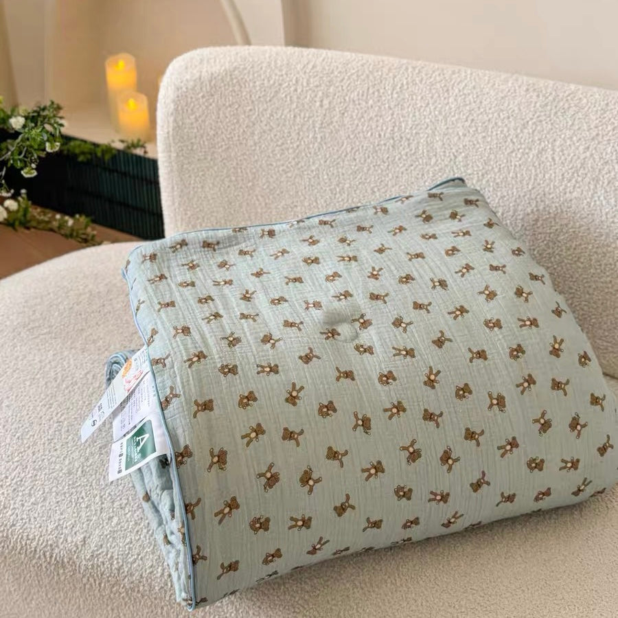 lovely quilt & pillow sheets set (4design)