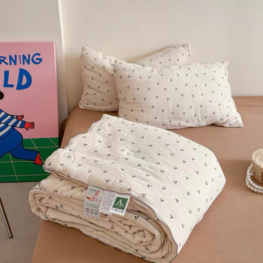 pretty quilt & pillow sheets set (4design)