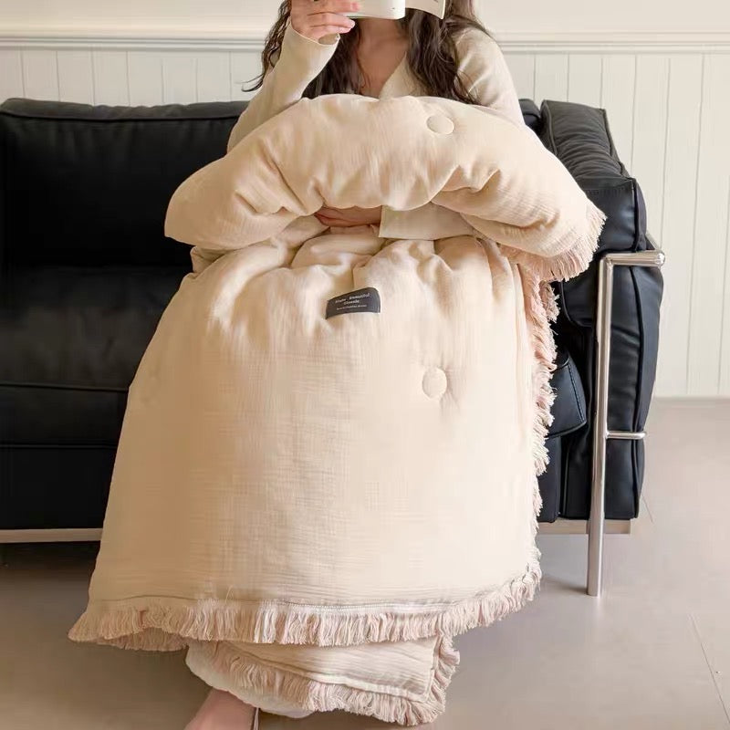 simple tassel quilt (4colors)